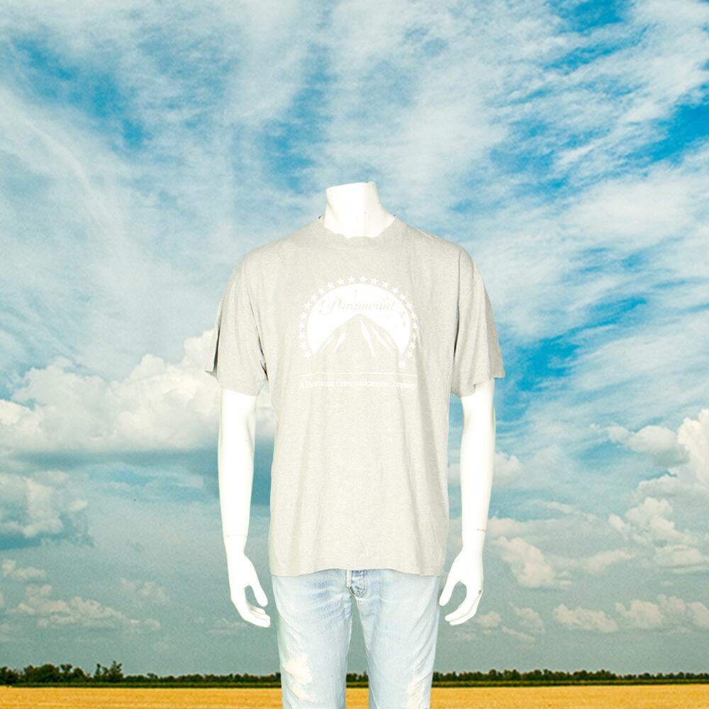 90s Vintage Paramount Communications Company Logo Single Stitch T Shirt Tee XL